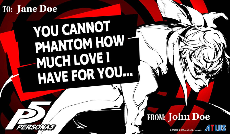 Illustration for article titled Ranking the Persona 5 Valentines Day Cards
